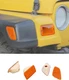 For 1997-2006 Jeep Wrangler TJ Amber Bumper Signal Fender Side Marker Light 4PCS