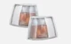 for Volvo 850 + Estate 94-97 DEPO Front Indicators SET White Left & Right