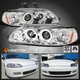 Fits 1992-1995 Honda Civic 2/3/4Dr LED Halo Projector Headlights Lamps 92-95