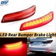 Red Lens LED Bumper Reflector Turn Signal Stop Brake Lights For Lexus ES350/300H
