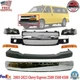 Front Bumper Chrome & Headlight Kit For 2003-2023 Chevy Express 2500 3500 4500