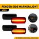Red Amber LED Side Fender Light for Dodge RAM 2500HD 3500HD 2010-2018 Rear Wheel