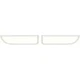 For Chevy Camaro 1970-1973 OER Parking Light Bezel