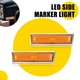 AUXITO Front Amber Side Marker Light Fender Lamp Shell For 1981-91 Chevy GMC C/K