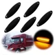 Amber LED Front Roof Clearance Marker Lights Set of 5 Fits Freightliner Cascadia