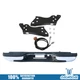 Rear Bumper & Brackets Chrome For 1999-2007 Chevy Silverado GMC Sierra 1500 2500