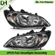 Front Left & Right Headlights Assembly For 2004-2005 Honda Civic Sedan / Coupe