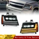 Projector LED Headlight For 2007-2014 Chevy Avalanche Tahoe Suburban Plug & Play