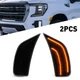 Pair lens Side Smoked Front Marker Lights Amber Fit 2021-2023 Chevrolet Suburban