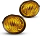 Yellow Fog Lights For 2003-2008 Toyota Matrix Pontiac Vibe Bumper Lamps w/Wiring