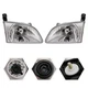 For 2001 2002 2003 Toyota Sienna Headlights Headlamps Pair Set Left L & Right R