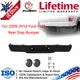 For 2009-2014 Ford F150 F-150 Rear Step Bumper Assembly w/o Sensor Holes Black
