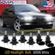 For BMW 323i 1999-2000 - 6X LED Headlights Bulbs High Low Beam + Fog Lights BF