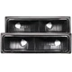 ANZO Euro Parking Light Assembly Pair for GMC C/K & R2500 1988-1998