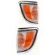 Front Driver & Passenger Front Parking/Side Marker Light Assemblies 1995-96