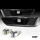 Fit Black 2003-2007 Infiniti G35 2Dr Side Marker Lights w/ 5-SMD LED Bulbs Lamps