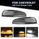 For 97-04 Chevy Corvette C5 Sequential LED Turn Signal Lights Corner Lamp Clear