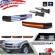 Fits 1998-2004 Chevy S10 Blazer Sonoma Smoke LED Bumper Signal Lights Lamps L+R