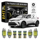 10 x White LED Interior Lights Package For 2018 - 2022 Toyota C-HR CHR With Tool