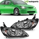 For Honda Civic 2004-2005 Clear Lens Headlights Assembly Pair Front Left+Right