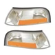 Corner Side Marker Lights Pair Set for 03-05 Mercury Grand Marquis Left & Right