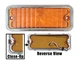 CHEVY PU PARK LAMP ASSY LH 73-80 LED AMBER