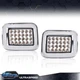 Fit For 03-09 Hummer H2 Chrome LED Corner Signal Lights Parking Lamps LH+RH