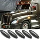 For 2008-2021 Freightliner Cascadia Smoked Lens Top Roof Marker LED Lights 3000K