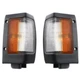 For 1990-1992 Nissan D21 Pair Front Side Marker Lights Driver and Passenger