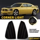 Smoked Lens Corner Parking Marker Signal Lights Housings For 06-10 Dodge Charger
