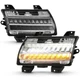 Anzo 511082 LED Turn Signal Lights Sequential Chrome Clear "fits" 20-23 Jeep