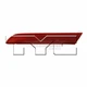 One New TYC Reflector Assembly Rear Right 17543900 EH44515L0C for Mazda