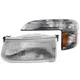 Corner Light + Headlight Set Halogen For 95-01 Ford Explorer Mercury Mountaineer
