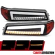 Fit 2004-2012 Chevy Colorado Canyon Black LED Corner Lights Sequential Signal