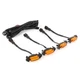 For 2016-2019 Toyota Tacoma TRD PRO Bumper Hood Grill Amber LED Marker Light Set