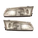 Headlights Front Lamps Pair Set for 97-99 Toyota Camry Left & Right