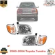 Front Head Light + Signal Lamp RH & LH For 2000-2004 Toyota Tundra