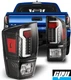 For 2016-2023 Toyota Tacoma Tail Lights DRL LED Tube Rear Brake Lamp Black Clear