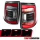Fit 2013-2018 Dodge Ram 1500 2500 3500 Black Red Sequential LED Tail Lights Lamp