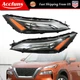 Daytime Running Lights Halogen w/LED DRL RH+LH For Nissan Rogue S SL SV 21-23
