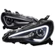Fits 12-14 SCION FRS Projector Headlight With Clear Lens