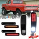 6PCS Smoke LED Tail Light & Side Marker Lamp For Ford F150 F250 E150 Truck 73-79