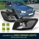 For 00-01 Toyota Camry Black Corner Lights + Parking Bumper Lamps Assembly Pair