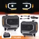For GMC Sierra 1500 2014-2018 & 15-19 2500 3500HD LED Black Headlight Projector