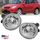 For Toyota Matrix Pontiac Vibe 2003-2008 Clear Lens Driving Fog Light Lamp Pair