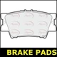 Brake Pads Rear FOR TOYOTA RAV 4 A4 2.0 2.2 2.5 12->ON Apec Brake Pads Rear FOR TOYOTA RAV 4 A4 2.0 2.2 2.5 12->ON Apec