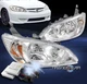For 2004-2005 Honda Civic 2/4Door Replacement Headlight Lamp Chrome w/8K HID Kit