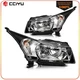 2Pcs Pair Headlights For 2011-2015 Chevy Cruze 4-Door Sedan 1.6L Black Housing