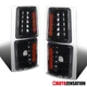 Fit 1994-1998 Chevy C/K Silverado Tahoe Black Corner Lights Signal Parking Lamps