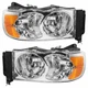 DEPO Headlight Set For 2002-2005 Dodge Ram Left & Right CH2502135 CH2503135